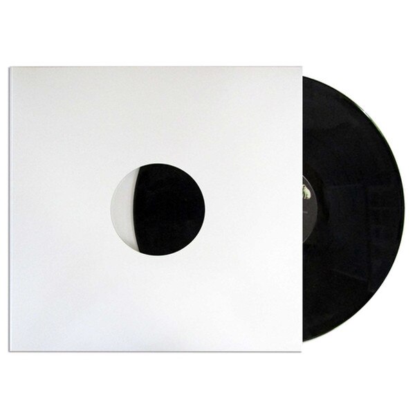 LP Vinyl Record Jackets. WHITE Card